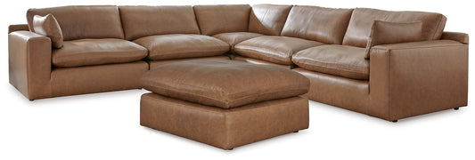 Emilia 5-Piece Sectional with Ottoman at Towne & Country Furniture (AL) furniture, home furniture, home decor, sofa, bedding