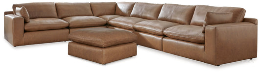 Emilia 6-Piece Sectional with Ottoman at Towne & Country Furniture (AL) furniture, home furniture, home decor, sofa, bedding