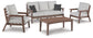 Emmeline Outdoor Sofa and 2 Chairs with Coffee Table at Towne & Country Furniture (AL) furniture, home furniture, home decor, sofa, bedding