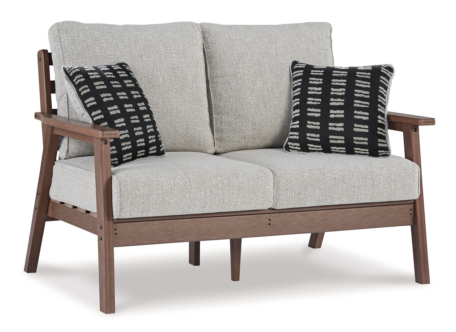 Emmeline Outdoor Sofa and Loveseat with Coffee Table at Towne & Country Furniture (AL) furniture, home furniture, home decor, sofa, bedding