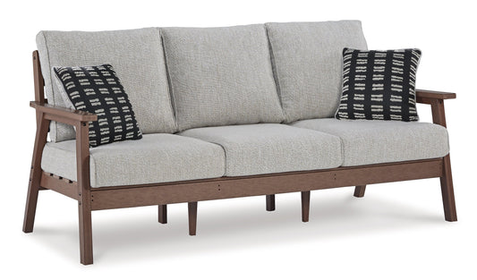 Emmeline Outdoor Sofa with 2 Lounge Chairs at Towne & Country Furniture (AL) furniture, home furniture, home decor, sofa, bedding