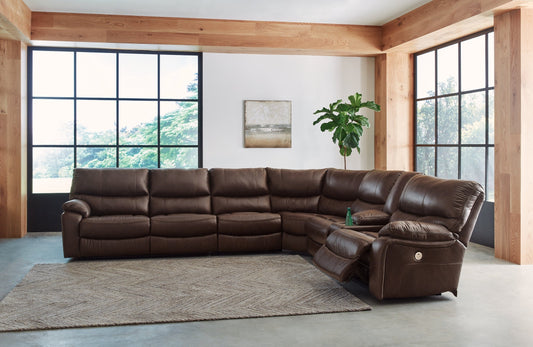 Family Circle 4-Piece Power Reclining Sectional at Towne & Country Furniture (AL) furniture, home furniture, home decor, sofa, bedding