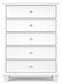 Fortman Five Drawer Chest at Towne & Country Furniture (AL) furniture, home furniture, home decor, sofa, bedding