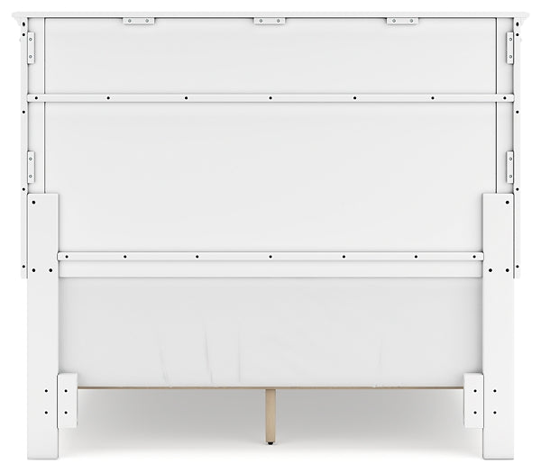 Fortman Full Panel Bed with Mirrored Dresser and Chest at Towne & Country Furniture (AL) furniture, home furniture, home decor, sofa, bedding