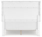 Fortman Full Panel Bed with Mirrored Dresser and Chest at Towne & Country Furniture (AL) furniture, home furniture, home decor, sofa, bedding