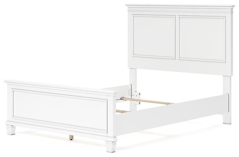 Fortman Full Panel Bed with Mirrored Dresser and Chest at Towne & Country Furniture (AL) furniture, home furniture, home decor, sofa, bedding