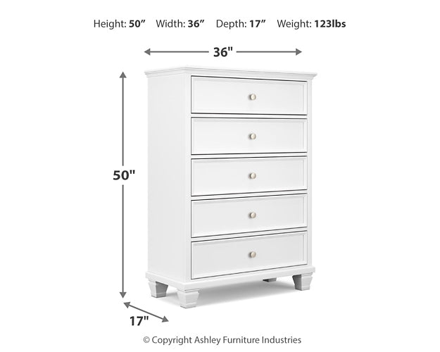 Fortman Full Panel Bed with Mirrored Dresser and Chest at Towne & Country Furniture (AL) furniture, home furniture, home decor, sofa, bedding