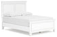 Fortman Full Panel Bed with Mirrored Dresser and Chest at Towne & Country Furniture (AL) furniture, home furniture, home decor, sofa, bedding