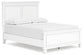 Fortman Full Panel Bed with Mirrored Dresser and Nightstand at Towne & Country Furniture (AL) furniture, home furniture, home decor, sofa, bedding