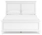 Fortman Queen Panel Bed with Mirrored Dresser, Chest and 2 Nightstands at Towne & Country Furniture (AL) furniture, home furniture, home decor, sofa, bedding