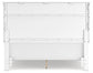 Fortman Queen Panel Bed with Mirrored Dresser, Chest and Nightstand at Towne & Country Furniture (AL) furniture, home furniture, home decor, sofa, bedding