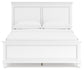 Fortman Queen Panel Bed with Mirrored Dresser, Chest and Nightstand at Towne & Country Furniture (AL) furniture, home furniture, home decor, sofa, bedding