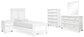 Fortman Twin Panel Bed with Mirrored Dresser, Chest and Nightstand at Towne & Country Furniture (AL) furniture, home furniture, home decor, sofa, bedding