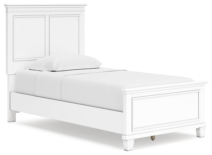 Fortman Twin Panel Bed with Mirrored Dresser, Chest and Nightstand at Towne & Country Furniture (AL) furniture, home furniture, home decor, sofa, bedding