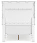 Fortman Twin Panel Bed with Mirrored Dresser and Nightstand at Towne & Country Furniture (AL) furniture, home furniture, home decor, sofa, bedding