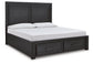 Foyland California King Panel Storage Bed with Mirrored Dresser and Chest at Towne & Country Furniture (AL) furniture, home furniture, home decor, sofa, bedding