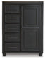 Foyland California King Panel Storage Bed with Mirrored Dresser and Chest at Towne & Country Furniture (AL) furniture, home furniture, home decor, sofa, bedding