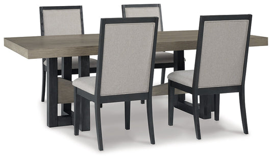 Foyland Dining Table and 4 Chairs at Towne & Country Furniture (AL) furniture, home furniture, home decor, sofa, bedding