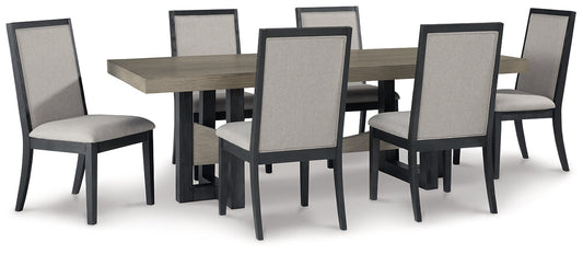 Foyland Dining Table and 6 Chairs at Towne & Country Furniture (AL) furniture, home furniture, home decor, sofa, bedding