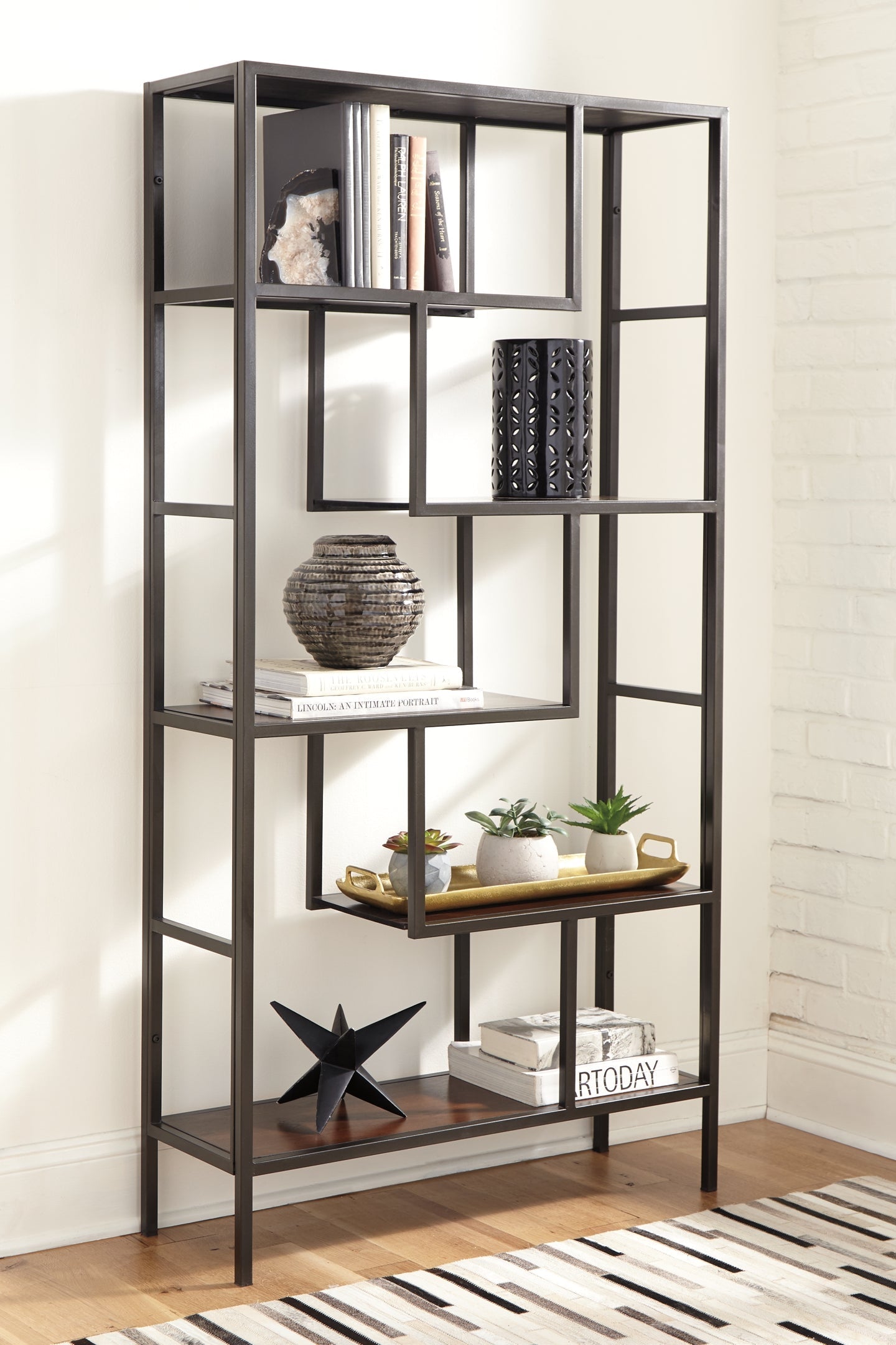 Frankwell Bookcase at Towne & Country Furniture (AL) furniture, home furniture, home decor, sofa, bedding