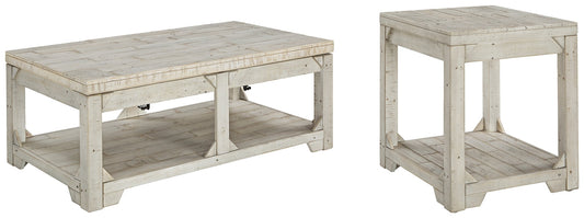 Fregine Coffee Table with 1 End Table at Towne & Country Furniture (AL) furniture, home furniture, home decor, sofa, bedding