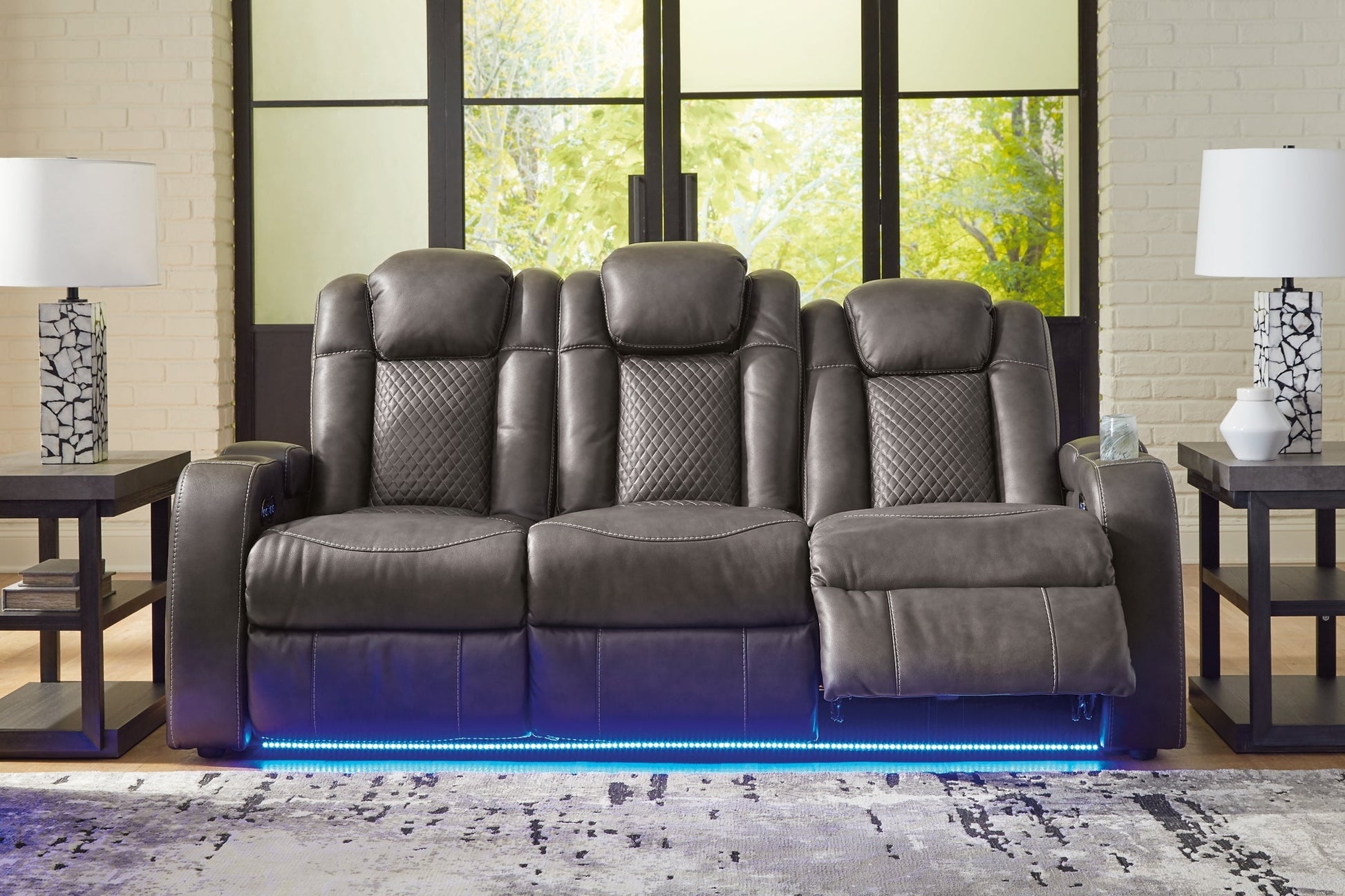 Fyne-Dyme PWR REC Sofa with ADJ Headrest at Towne & Country Furniture (AL) furniture, home furniture, home decor, sofa, bedding