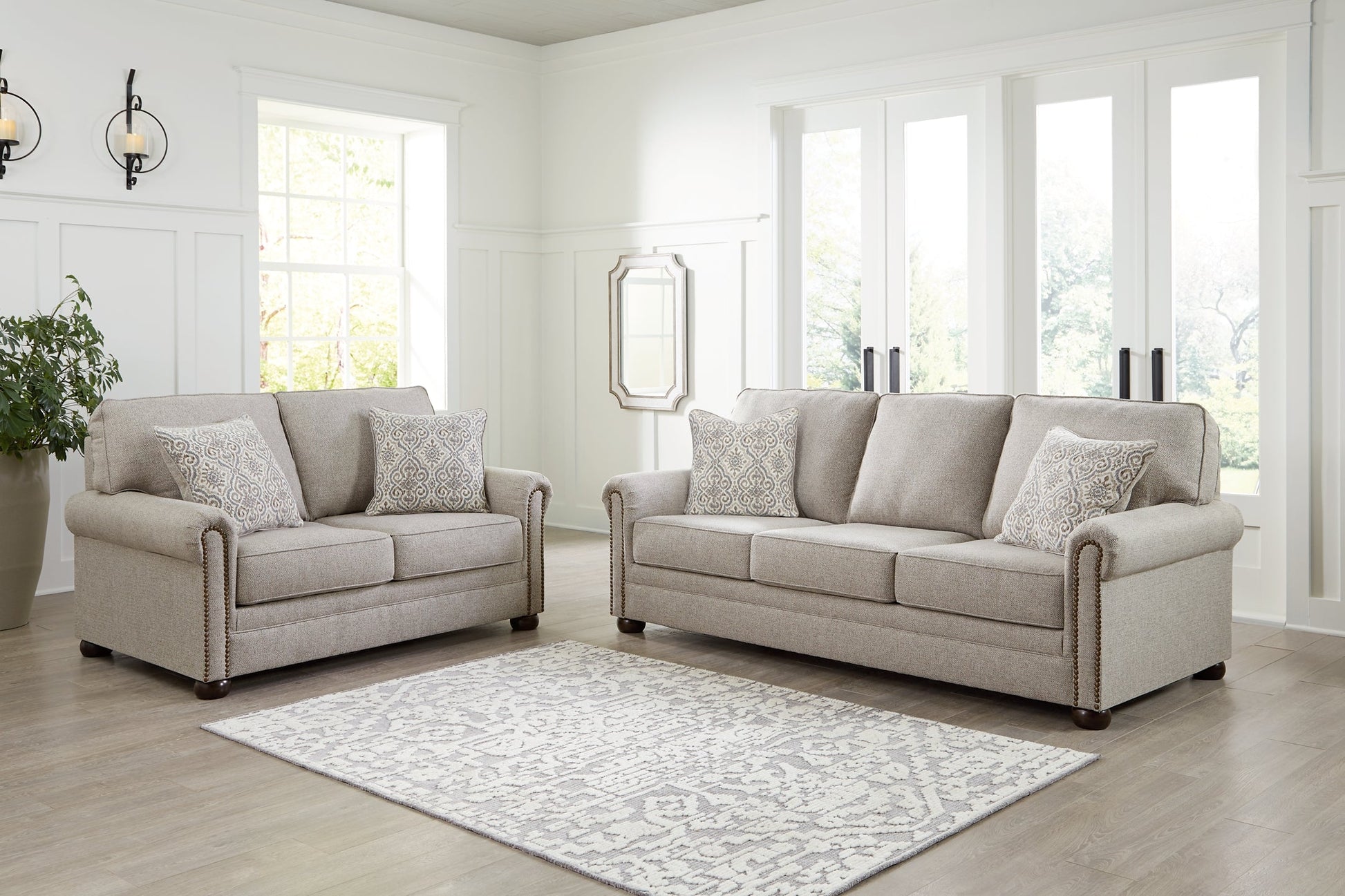 Gaelon Sofa, Loveseat, Chair and Ottoman at Towne & Country Furniture (AL) furniture, home furniture, home decor, sofa, bedding