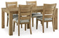 Galliden Dining Table and 4 Chairs at Towne & Country Furniture (AL) furniture, home furniture, home decor, sofa, bedding