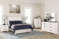 Gerridan Full Panel Bed with Mirrored Dresser, Chest and 2 Nightstands at Towne & Country Furniture (AL) furniture, home furniture, home decor, sofa, bedding