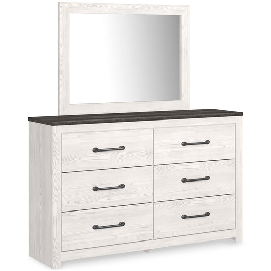 Gerridan Full Panel Bed with Mirrored Dresser and Chest at Towne & Country Furniture (AL) furniture, home furniture, home decor, sofa, bedding