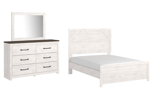 Gerridan Full Panel Bed with Mirrored Dresser at Towne & Country Furniture (AL) furniture, home furniture, home decor, sofa, bedding