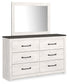 Gerridan King Panel Bed with Mirrored Dresser, Chest and 2 Nightstands at Towne & Country Furniture (AL) furniture, home furniture, home decor, sofa, bedding