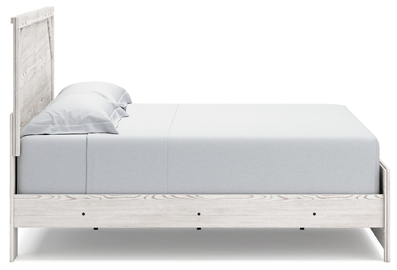 Gerridan King Panel Bed with Mirrored Dresser and 2 Nightstands at Towne & Country Furniture (AL) furniture, home furniture, home decor, sofa, bedding