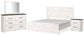 Gerridan King Panel Bed with Mirrored Dresser and Nightstand at Towne & Country Furniture (AL) furniture, home furniture, home decor, sofa, bedding