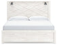 Gerridan King Panel Bed with Mirrored Dresser at Towne & Country Furniture (AL) furniture, home furniture, home decor, sofa, bedding