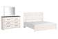 Gerridan King Panel Bed with Mirrored Dresser at Towne & Country Furniture (AL) furniture, home furniture, home decor, sofa, bedding
