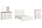 Gerridan Queen Panel Bed with Mirrored Dresser and Chest at Towne & Country Furniture (AL) furniture, home furniture, home decor, sofa, bedding