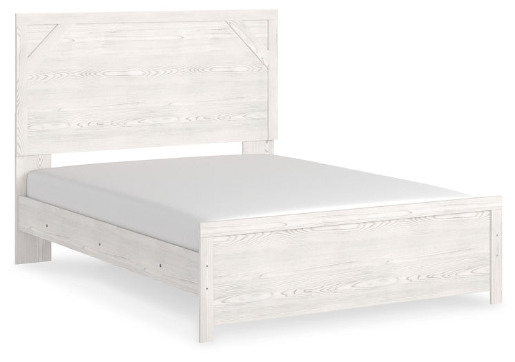 Gerridan Queen Panel Bed with Mirrored Dresser and Chest at Towne & Country Furniture (AL) furniture, home furniture, home decor, sofa, bedding