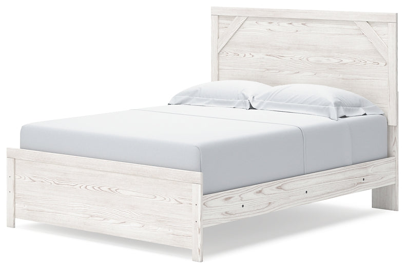 Gerridan Queen Panel Bed with Mirrored Dresser and Nightstand at Towne & Country Furniture (AL) furniture, home furniture, home decor, sofa, bedding