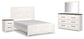 Gerridan Queen Panel Bed with Mirrored Dresser and Nightstand at Towne & Country Furniture (AL) furniture, home furniture, home decor, sofa, bedding