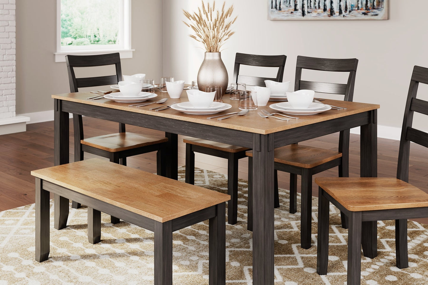 Gesthaven Dining Room Table Set (6/CN) at Towne & Country Furniture (AL) furniture, home furniture, home decor, sofa, bedding