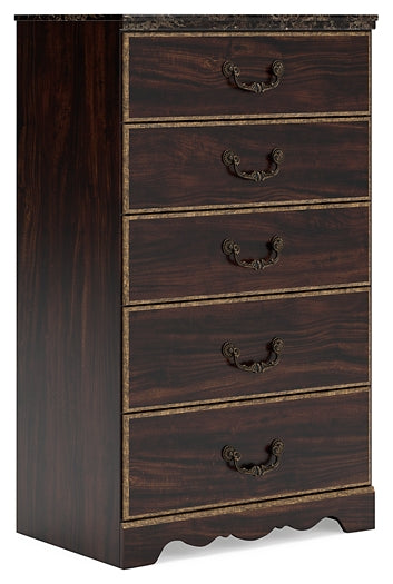 Glosmount Five Drawer Chest at Towne & Country Furniture (AL) furniture, home furniture, home decor, sofa, bedding