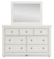 Grantoni Dresser and Mirror at Towne & Country Furniture (AL) furniture, home furniture, home decor, sofa, bedding