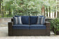 Grasson Lane Outdoor Sofa, Loveseat and Ottoman at Towne & Country Furniture (AL) furniture, home furniture, home decor, sofa, bedding
