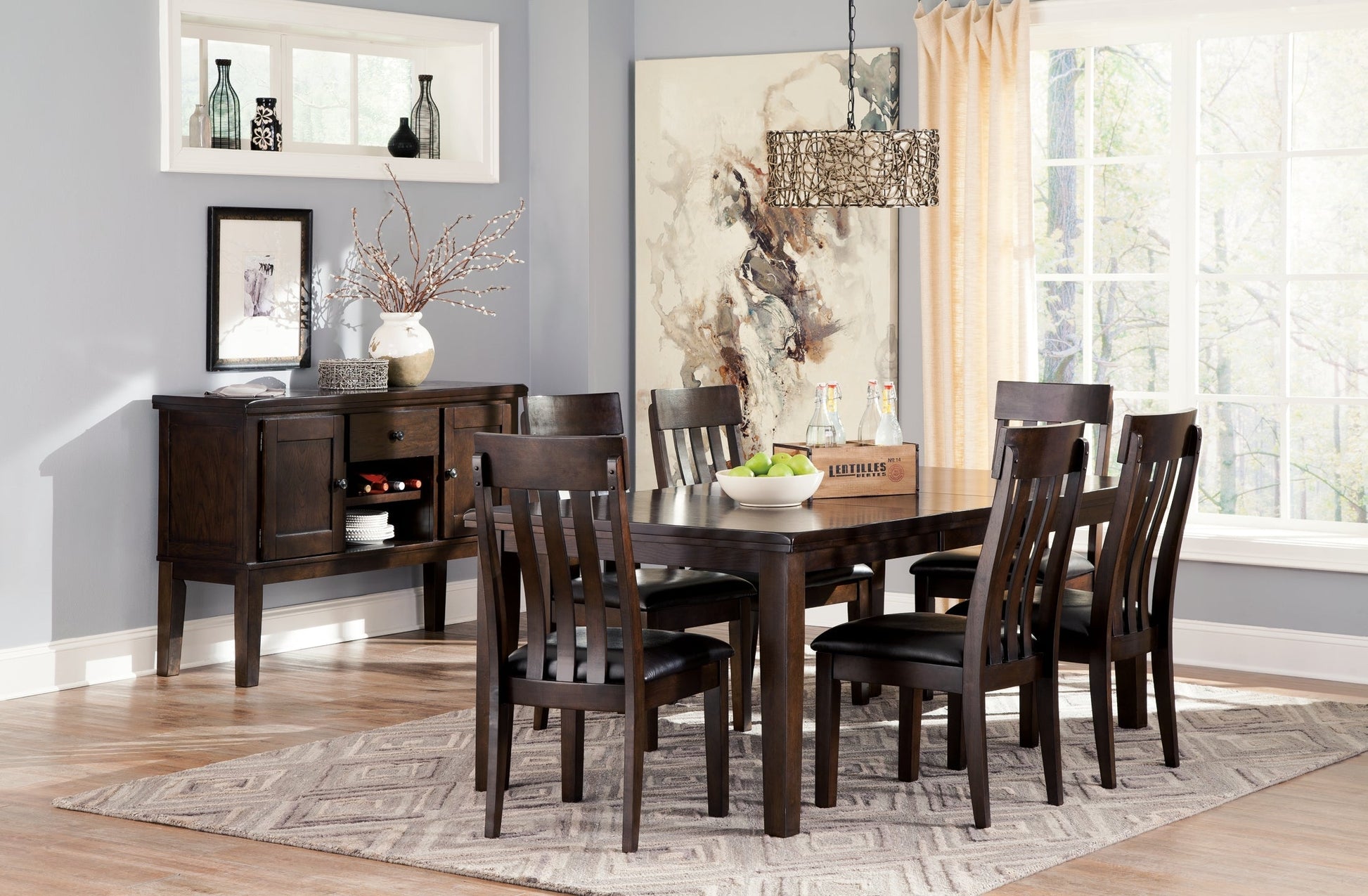 Haddigan Dining Table and 6 Chairs at Towne & Country Furniture (AL) furniture, home furniture, home decor, sofa, bedding