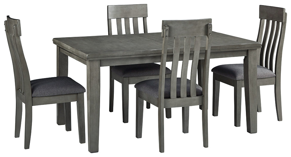 Hallanden Dining Table and 4 Chairs at Towne & Country Furniture (AL) furniture, home furniture, home decor, sofa, bedding