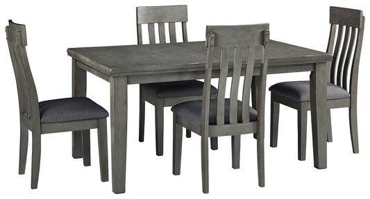 Hallanden Dining Table and 4 Chairs at Towne & Country Furniture (AL) furniture, home furniture, home decor, sofa, bedding