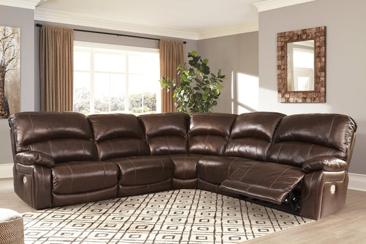 Hallstrung 5-Piece Power Reclining Sectional at Towne & Country Furniture (AL) furniture, home furniture, home decor, sofa, bedding