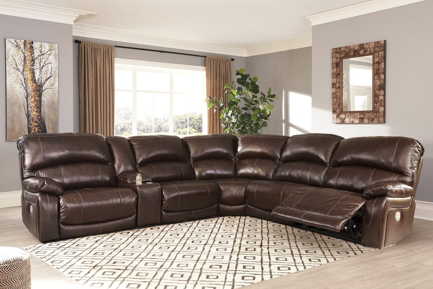 Hallstrung 6-Piece Power Reclining Sectional at Towne & Country Furniture (AL) furniture, home furniture, home decor, sofa, bedding