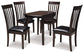 Hammis Dining Table and 4 Chairs at Towne & Country Furniture (AL) furniture, home furniture, home decor, sofa, bedding